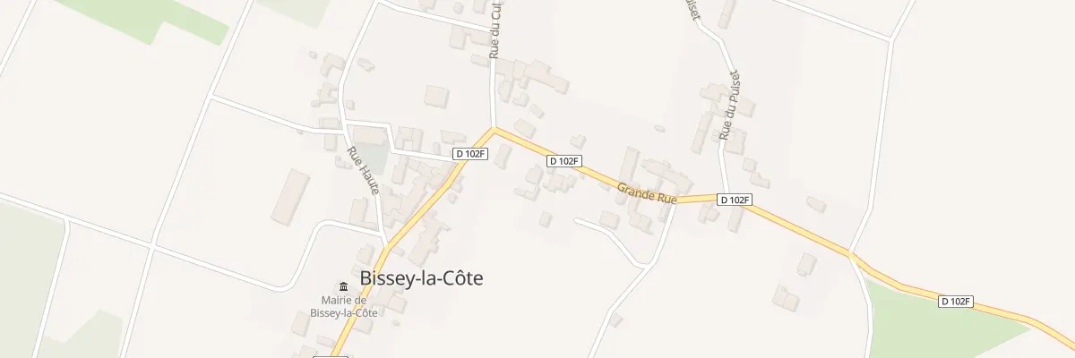Plan du 4 Gr Grande Rue à Bissey-la-Côte