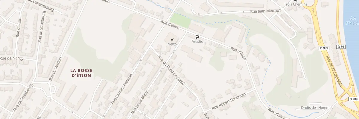 Plan du 58 Rue Louis Blanc à Charleville-Mézières