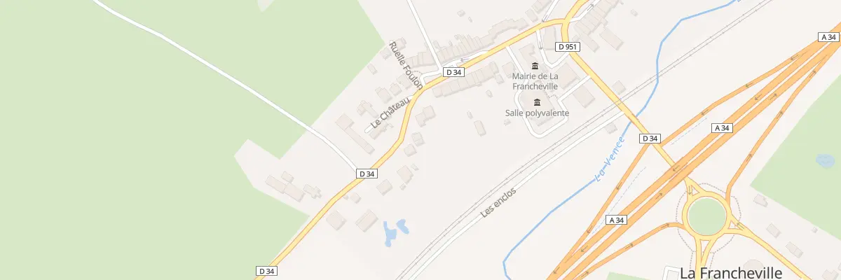 Plan du 33B Rue d’Evigny à La Francheville