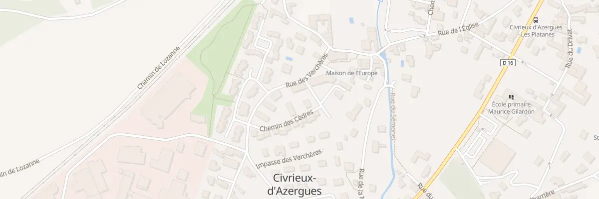 Plan du 99 Rue des Verchères à Civrieux-d’Azergues