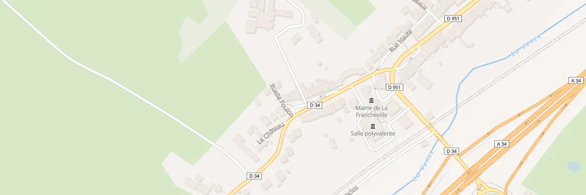 Plan du 32 Rue d’Evigny à La Francheville