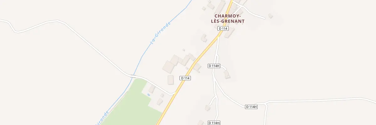 Plan du 7 Rue du Lavoir à Grenant-lès-Sombernon