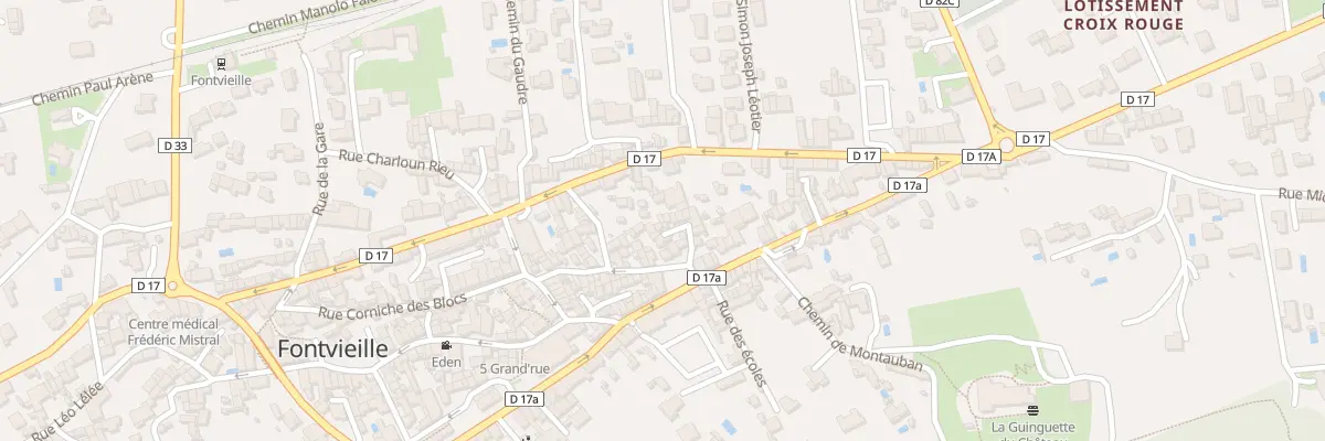 Plan du 20 Rue Guy Renne à Fontvieille
