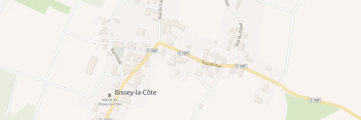 Plan du 6 Gr Grande Rue à Bissey-la-Côte