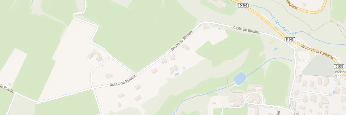 Plan du 405 Rte de Rivoire à Orliénas