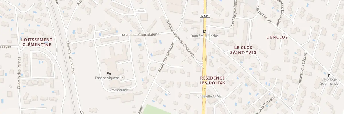 Plan du 1 Lot Le Delta à Donzère