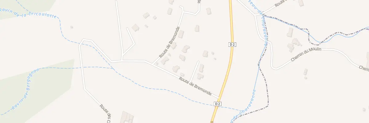 Plan du 5243 Bremonde à Saint-Lager-Bressac