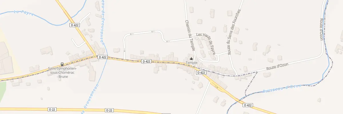 Plan du 60 Rte de Brune à Saint-Symphorien-sous-Chomérac