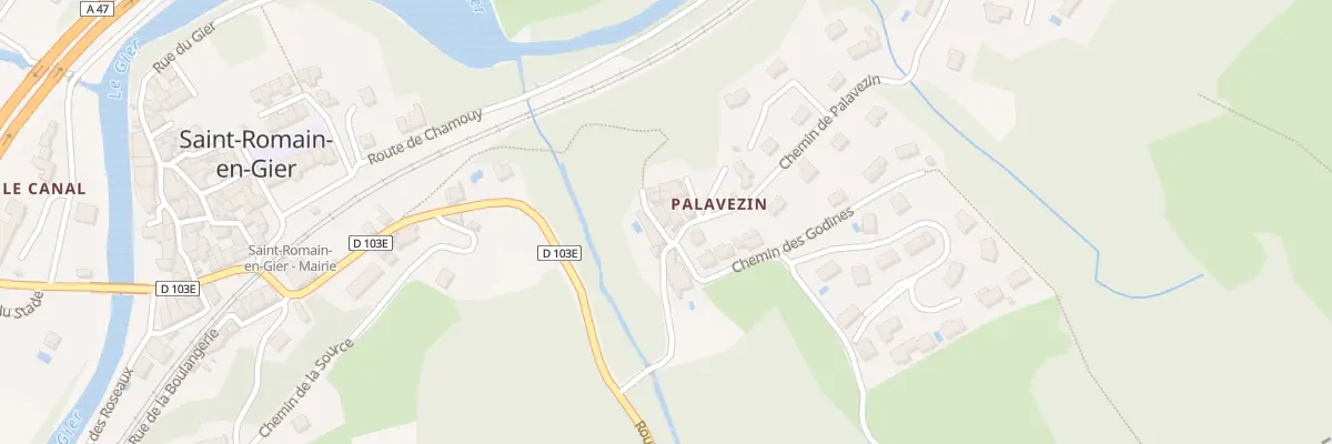 Plan du 5097 Palavezin à Saint-Romain-en-Gier
