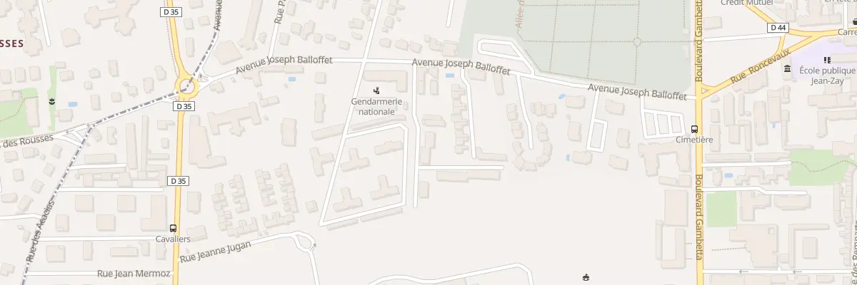 Plan du 329 Av Joseph Balloffet à Villefranche-sur-Saône