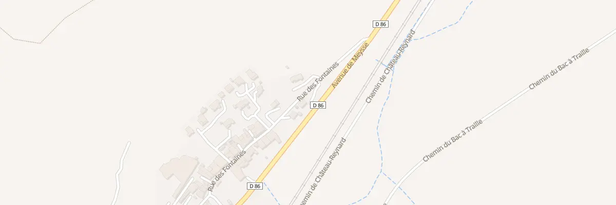 Plan du 1 Rue des Fontaines à Rochemaure