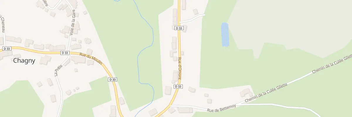 Plan du 5068 La Rue d’Omont à Chagny