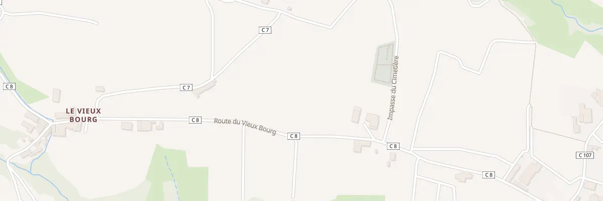 Plan du 614 Rte du Vieux Bourg à Chénas