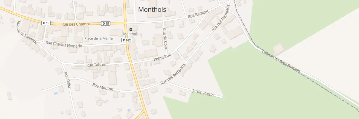 Plan du 14 Rue Petite Rue à Monthois