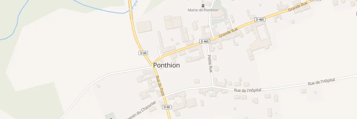 Plan du 2 Gr Grande Rue à Ponthion