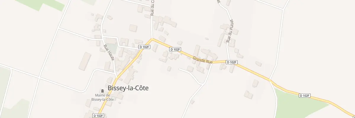 Plan du 8 Gr Grande Rue à Bissey-la-Côte