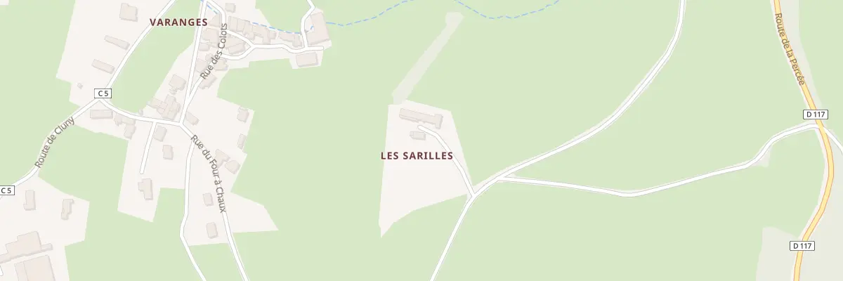 Plan du 5100 Les Sarilles à Cortambert