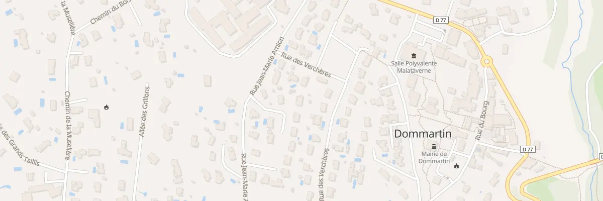 Plan du 5465 Aux Humberts à Dommartin