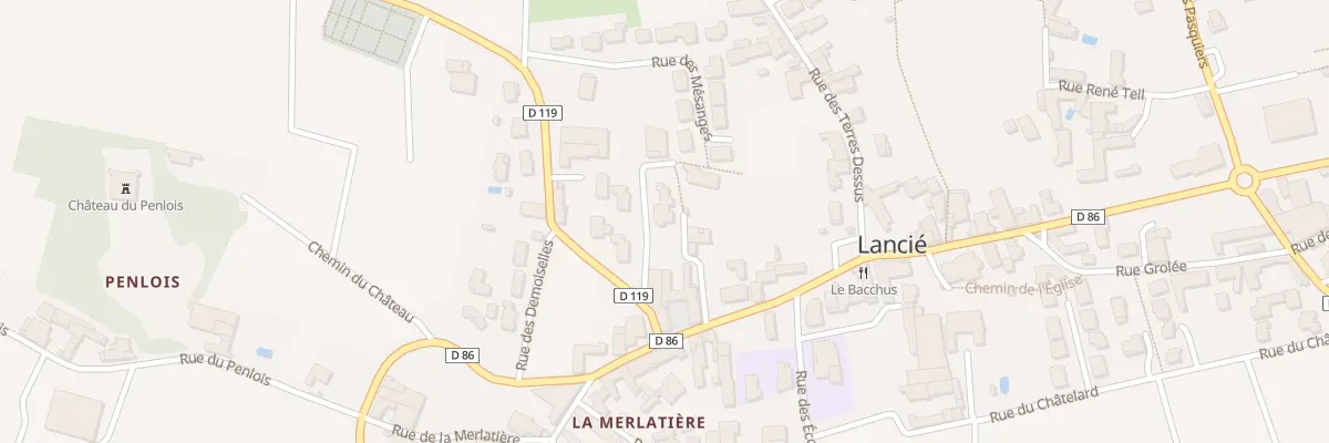 Plan du 65 Che des Hirondelles à Lancié
