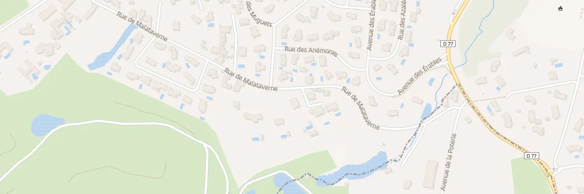 Plan du 896 Rue de Malataverne à Dommartin
