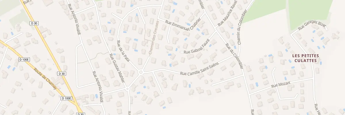 Plan du 9 Rue Gabriel Fauré à Chazay-d’Azergues
