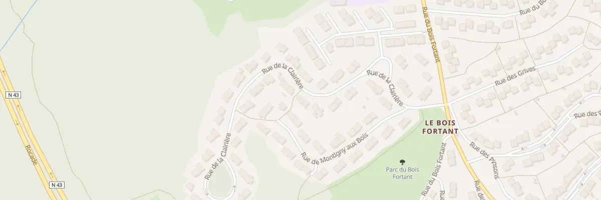 Plan du 21 Rue de la Clairière à Charleville-Mézières