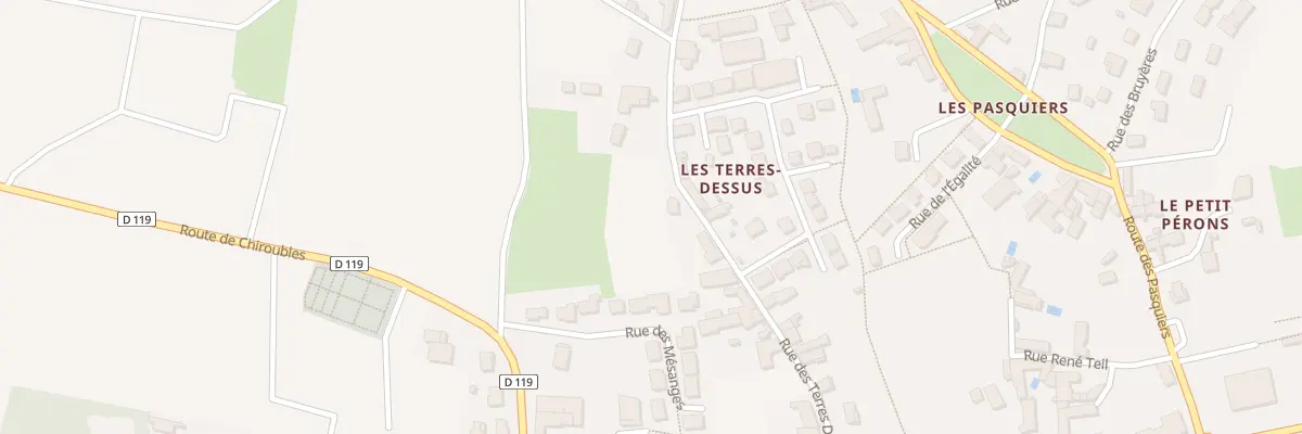 Plan du 224 Rue des Terres Dessus à Lancié