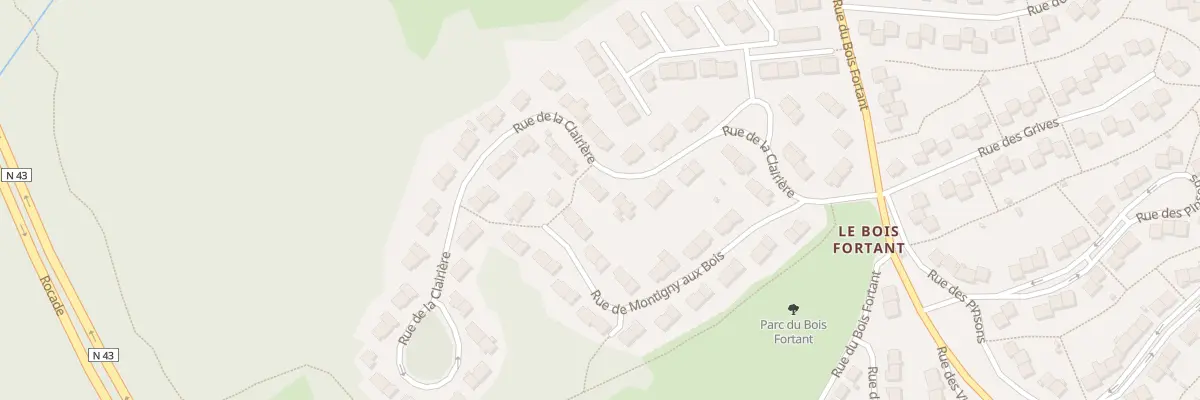 Plan du 19 Rue de la Clairière à Charleville-Mézières
