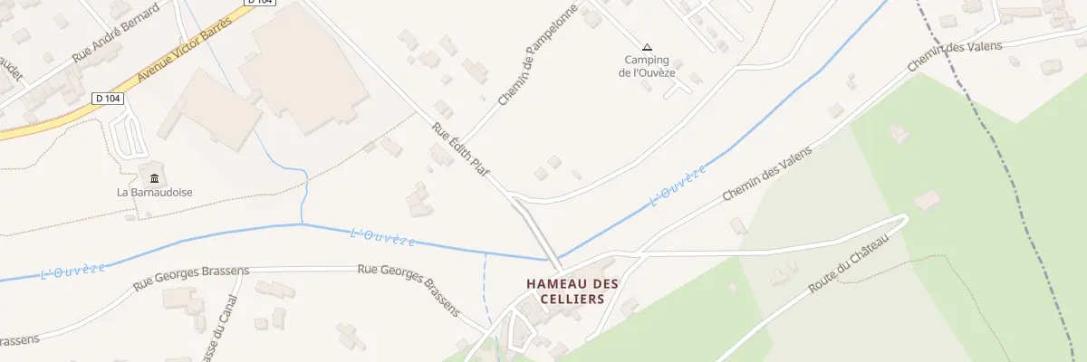 Plan du 285 Rue Edith Piaf à Saint-Julien-en-Saint-Alban