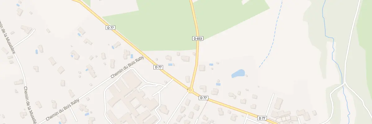 Plan du 43 Che des Grandes Vierres à Dommartin