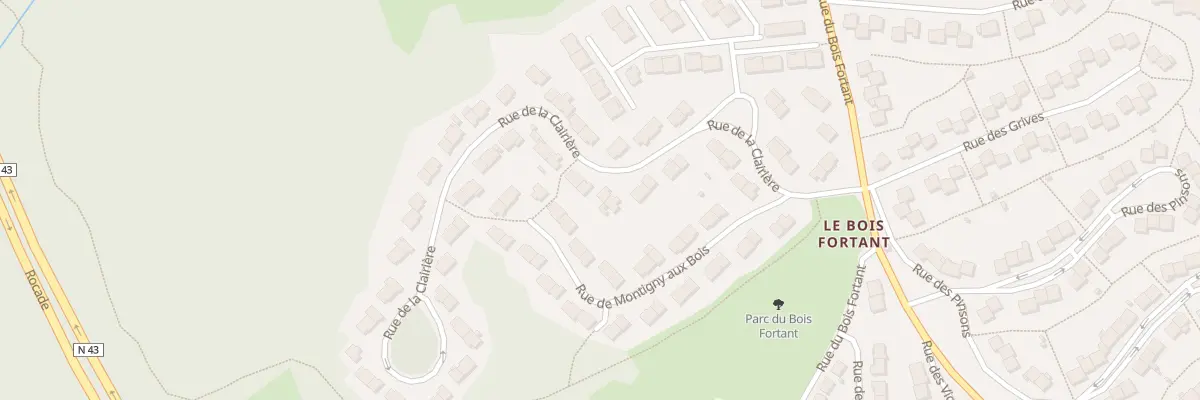 Plan du 17 Rue de la Clairière à Charleville-Mézières