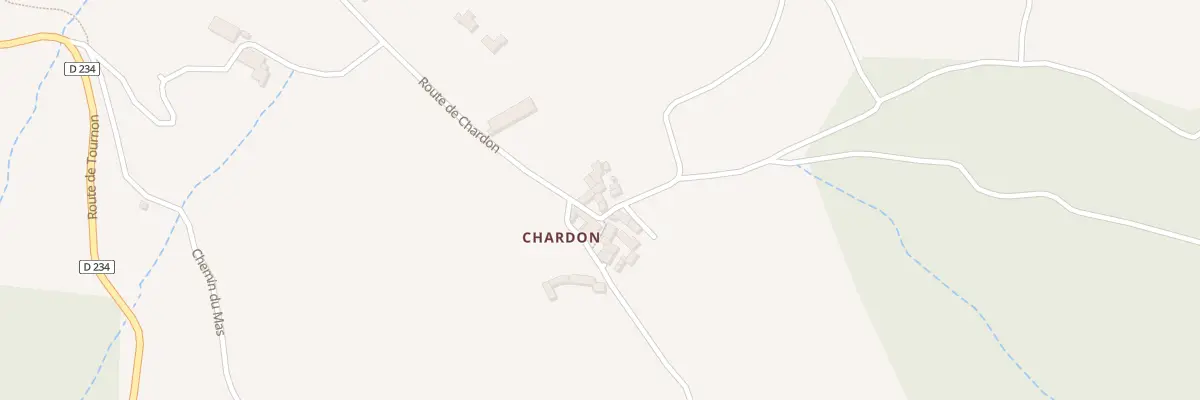 Plan du 5043 Chardon à Colombier-le-Vieux
