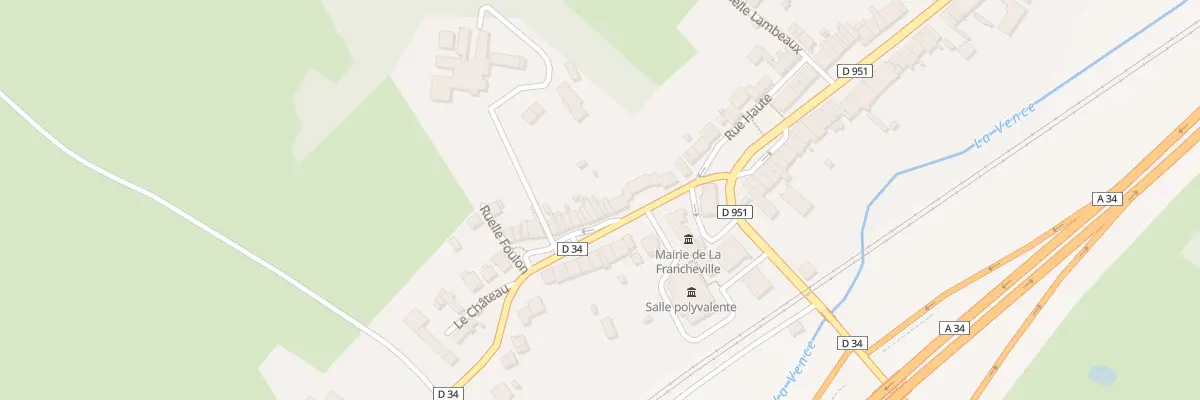 Plan du 10 Rue d’Evigny à La Francheville
