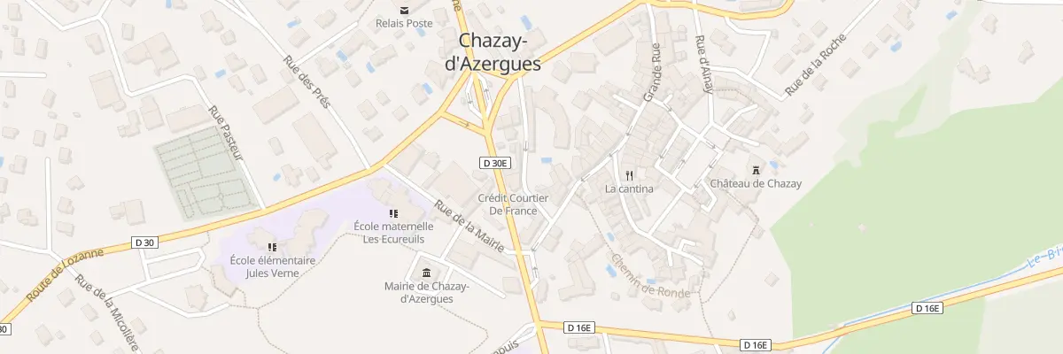 Plan du 5 Rue de Derrière la Ville à Chazay-d’Azergues