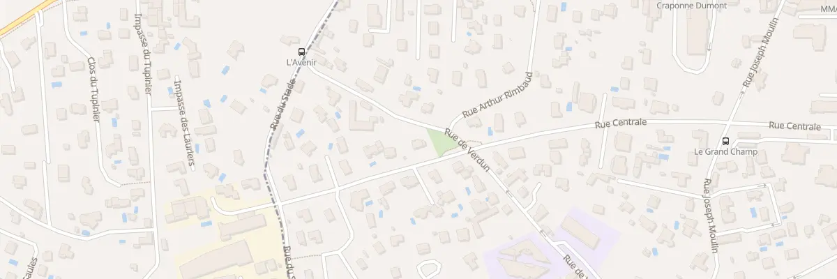 Plan du 55 Rue de Verdun à Craponne