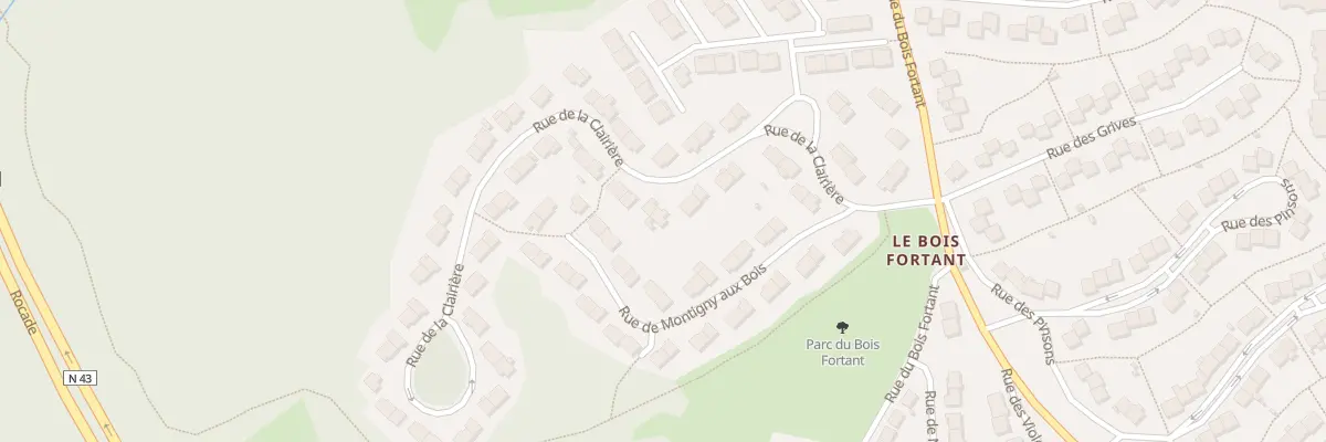 Plan du 15 Rue de la Clairière à Charleville-Mézières