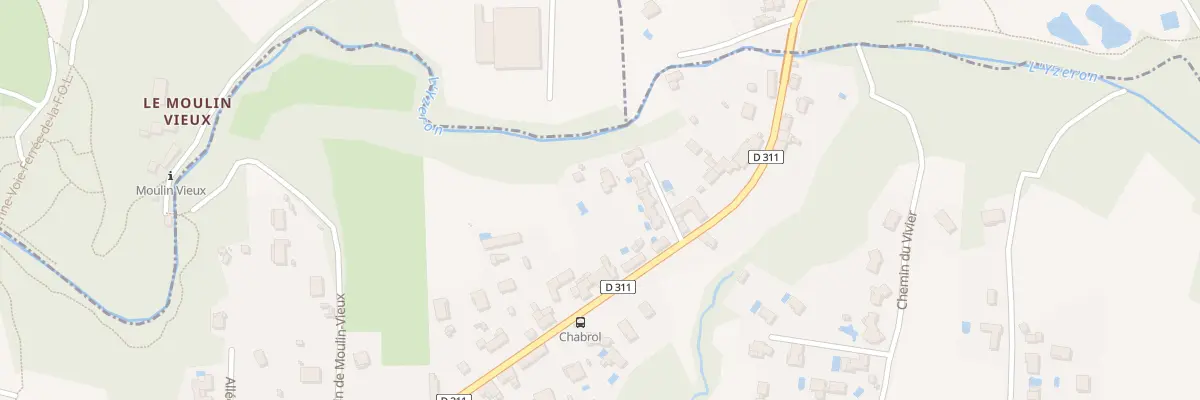 Plan du 155 Rte du Pont Chabrol à Brindas