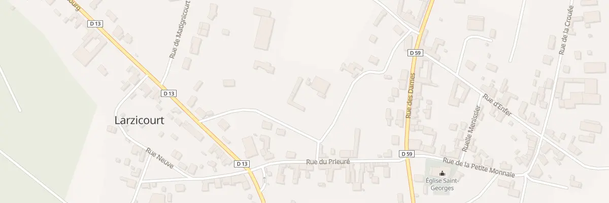 Plan du 5 Rue des Fosses à Larzicourt