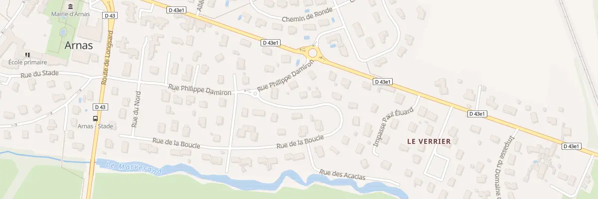 Plan du 95 Rue de la Boucle à Arnas