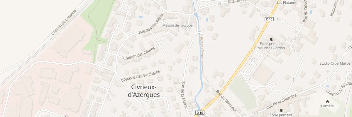Plan du 146 Rue de la Mairie à Civrieux-d’Azergues