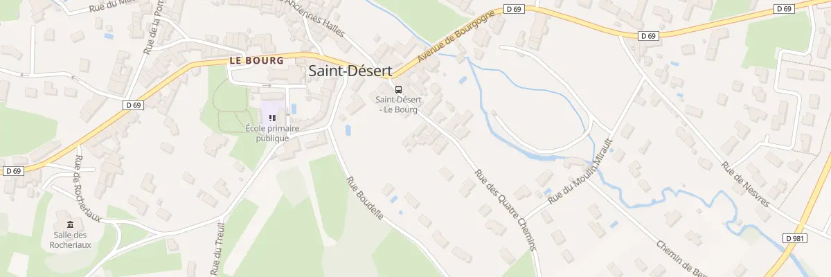 Plan du 5271 Rue des Quatre Chemins à Saint-Désert