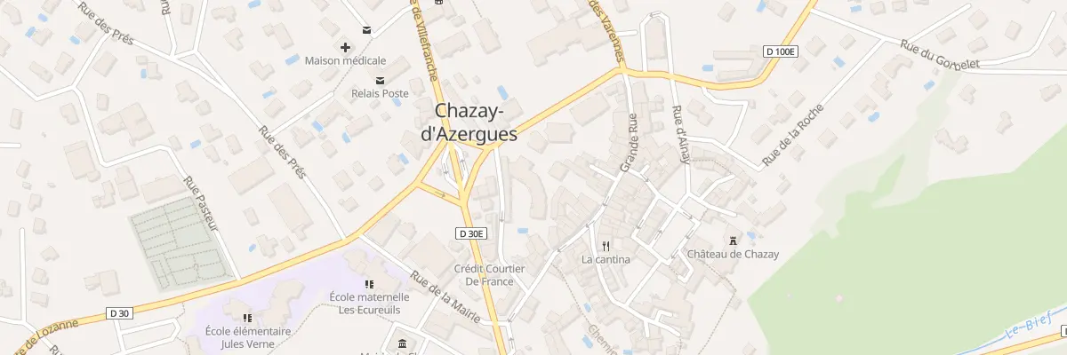 Plan du 2 Av de la République à Chazay-d’Azergues