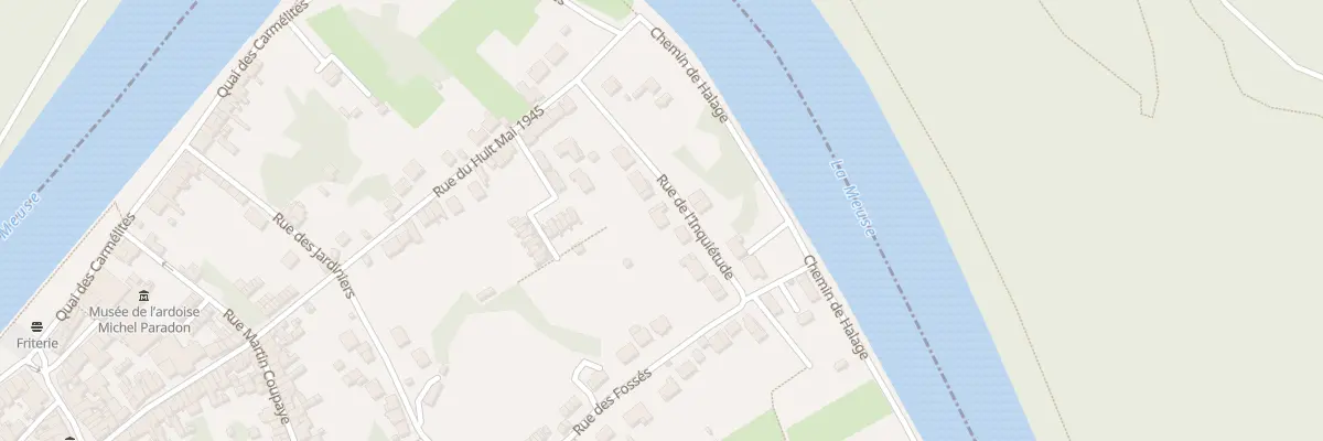 Plan du 90 Rue de l’Inquiètude à Fumay