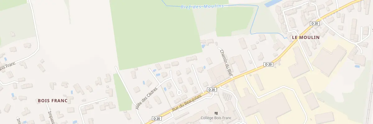 Plan du 558 Rue du Beaujolais à Saint-Georges-de-Reneins