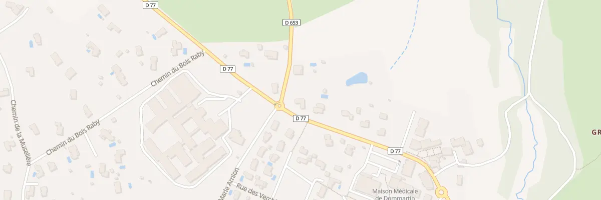 Plan du 1938 Rte des Bois à Dommartin