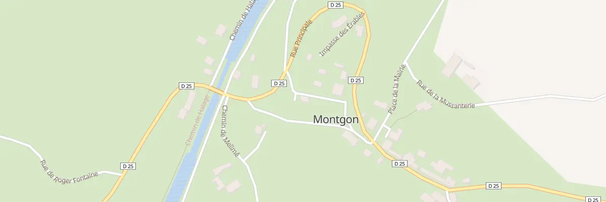 Plan du 1 All des Noisetiers à Montgon
