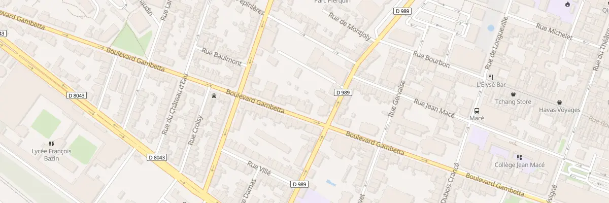 Plan du 52B Bd Gambetta à Charleville-Mézières