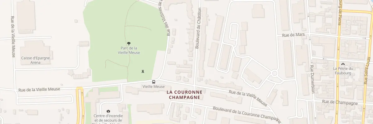 Plan du 28 Bd de Chatillon à Charleville-Mézières