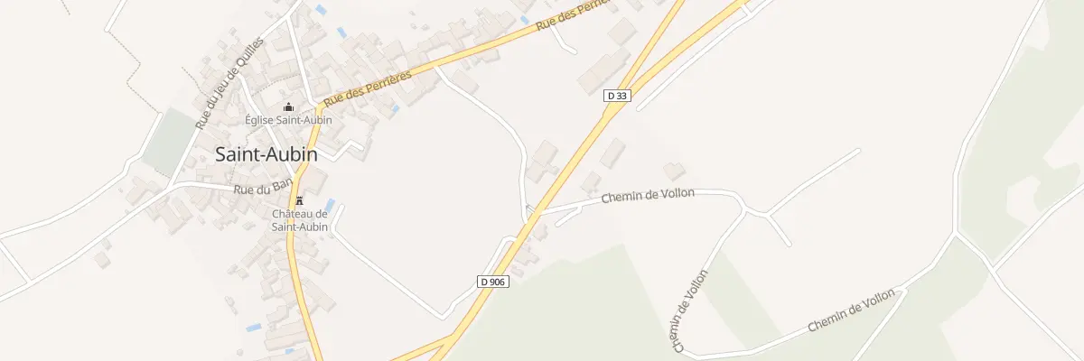 Plan du 2 Rte Nationale 6 à Saint-Aubin