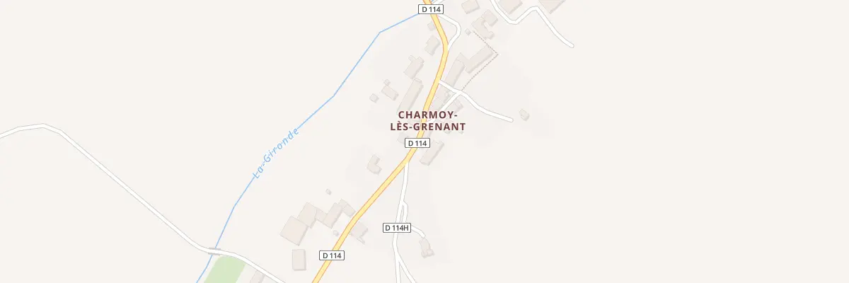 Plan du 10 Rue du Lavoir à Grenant-lès-Sombernon